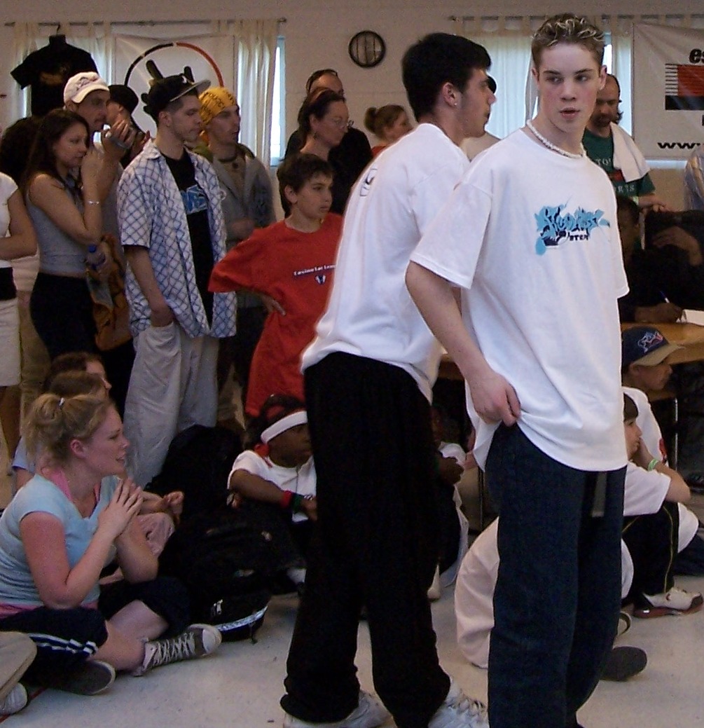 David Jr. at Breakdancing